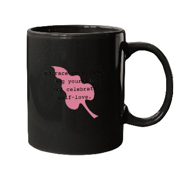 Discover Self-Love Affirmation Leaf Design Mugs