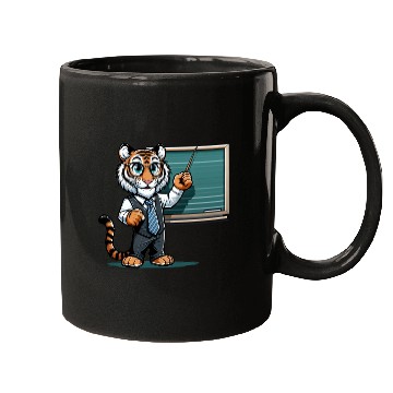 Discover Cute Tiger Teacher Mugs