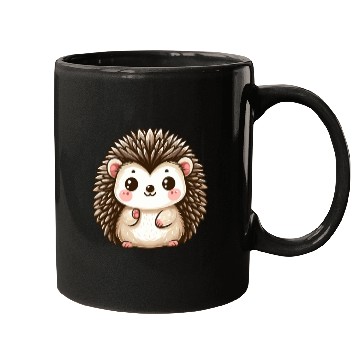 Discover Playful Hedgehog Cartoon Mugs