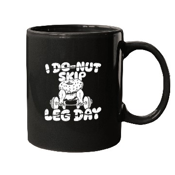 Discover Fitness Donut Funny Donut Gym Mugs