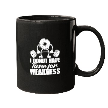 Discover Fitness Donut Funny Donut Gym Mugs