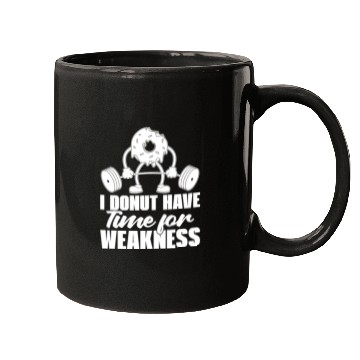 Discover Fitness Donut Funny Donut Gym Mugs