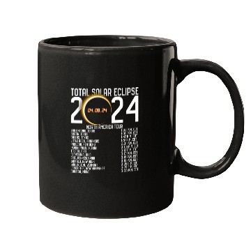 Discover North America Tour 2024 Totality Solar Eclipse Mugs