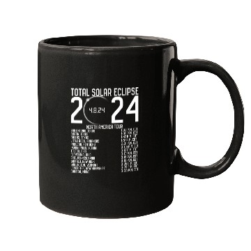 Discover North America Tour 2024 Totality Solar Eclipse Mugs