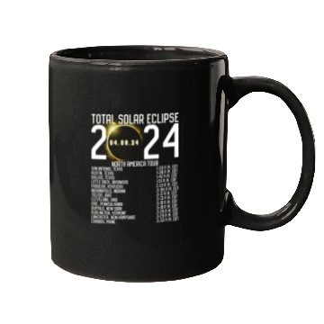 Discover North America Tour 2024 Totality Solar Eclipse Mugs