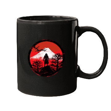 Discover Samurai Sunset Mugs