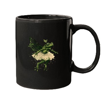 Discover Ballet Frog Fairy Tale Amphibian Fantasy Animal Mugs
