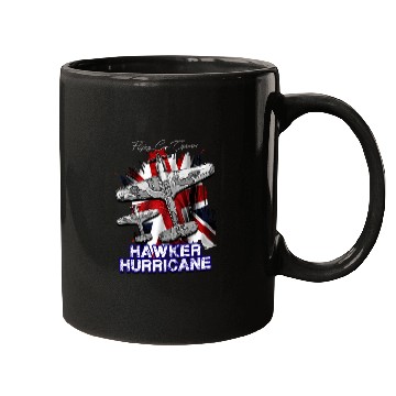 Discover The Hawker Hurricane British single-seater monopla Mugs