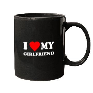 Discover I Love My Girlfriend Valentines Mugs