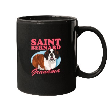 Discover St. Bernhard Dog Saint Bernard Grandma Mugs