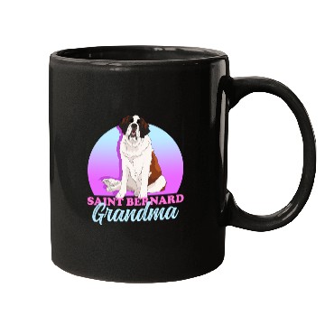 Discover St. Bernhard Dog Saint Bernard Grandma Mugs