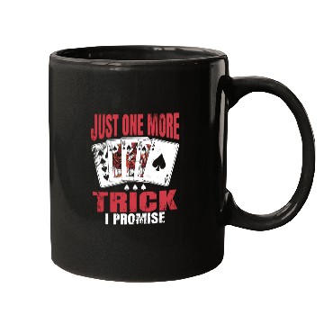 Discover Just One More Trick Bridge Player Mugs