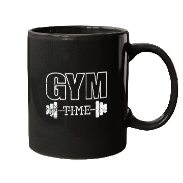 Discover Gym Time Muscle Training Mugs