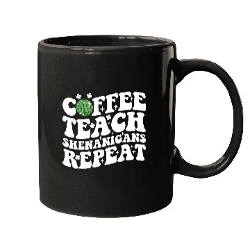 Discover Coffee Teach Shenanigans Repeat Disco Ball Teacher Mugs