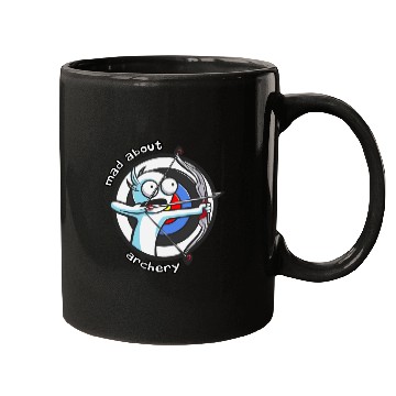 Discover Mad About Archery Mugs