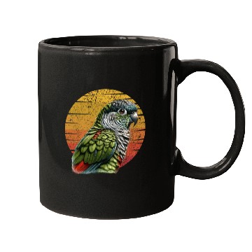 Discover Green Cheeked Conure Cute Conure Parrot Mugs
