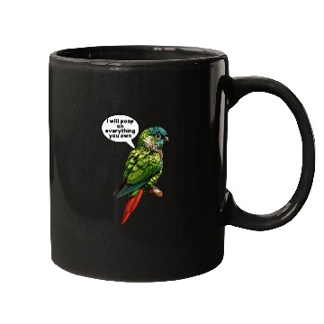 Discover Green Cheeked Conure meme funny Mugs
