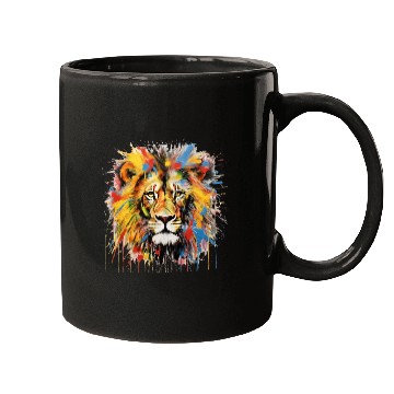 Discover Grafitti Lion Mugs