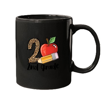 Discover 2Nd Grade Leopard Print Back To School Teacher Stu Mugs