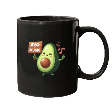 Discover Avo love music Mugs