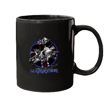 Discover Harrier Jump Jet Royal Air Force Fighterjet Mugs