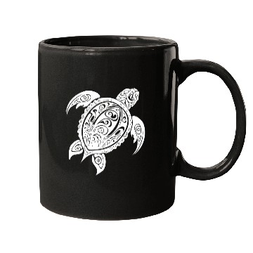 Discover Vintage Abstract Wild Tattoo Turtle Mugs