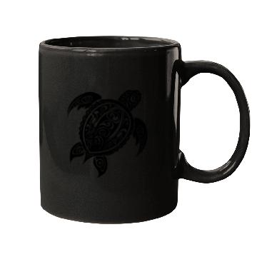 Discover Vintage Abstract Wild Tattoo Turtle Mugs