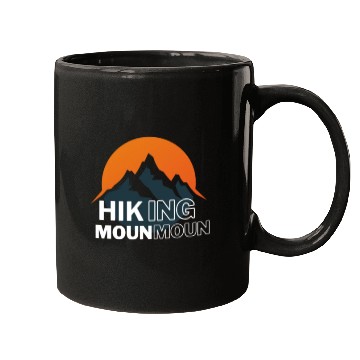 Discover Hiking mountain Mugs