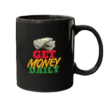 Discover Get Money Daily Mugs