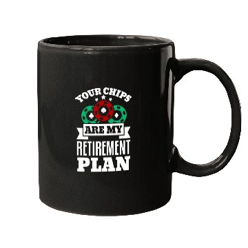 Discover Retirement plan Gambling Poker Player Mugs