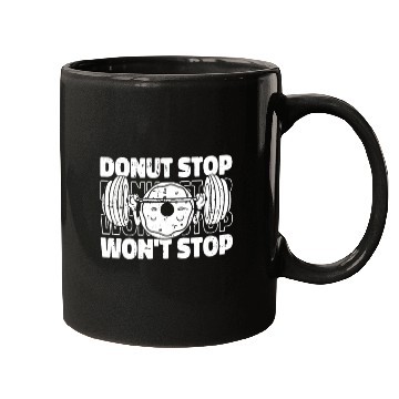 Discover Fitness Donut Funny Donut Gym Mugs