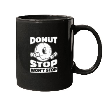 Discover Fitness Donut Funny Donut Gym Mugs
