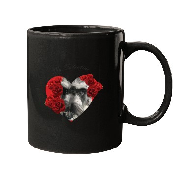 Discover Schnauzer valentine Mugs