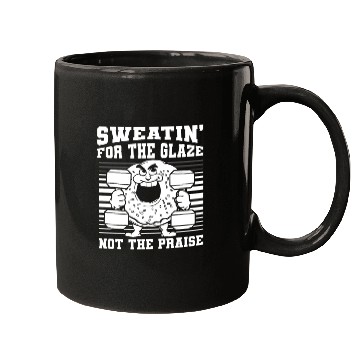 Discover Fitness Donut Funny Donut Gym Mugs