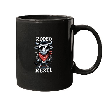 Discover Rodeo Bull Riding Livestock Show Farmer Cattle Mugs
