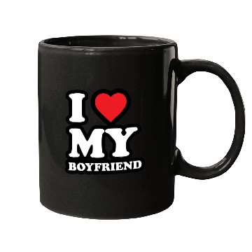 Discover I love my Boyfriend Mugs