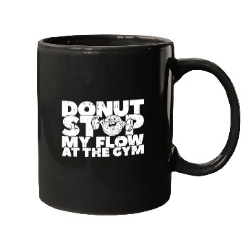 Discover Fitness Donut Funny Donut Gym Mugs