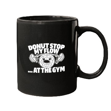 Discover Fitness Donut Funny Donut Gym Mugs
