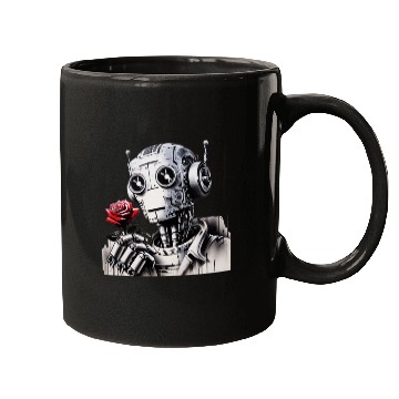 Discover Robot Love 01 Mugs