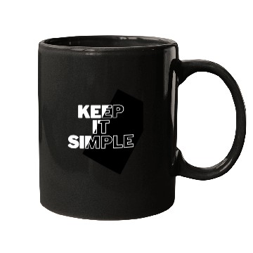 Discover Simply Elegant: Keep It Simple Design Mugs