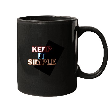 Discover Minimalist Mastery: Keep It Simple Apparel Mugs
