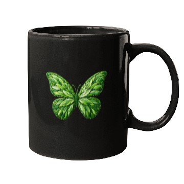Discover Verdant Leafwing Monarch Butterfly Mugs
