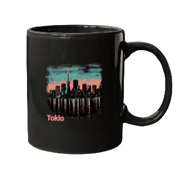 Discover Tokyo Skyline Mugs