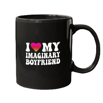 Discover I Heart My Imaginary Bf Boyfriend I Love My Bf Mugs