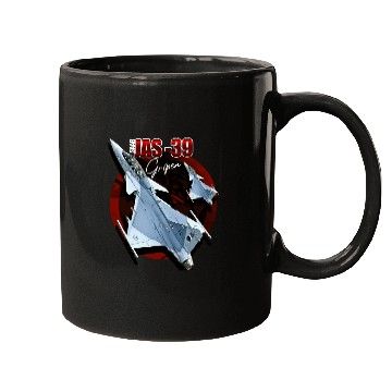 Discover Saab JAS39 Gripen Swedish Fighterjet Aircraft Mugs