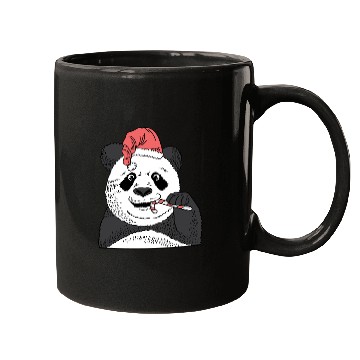 Discover Panda Candy Cane Pastry Maker Gift Mugs