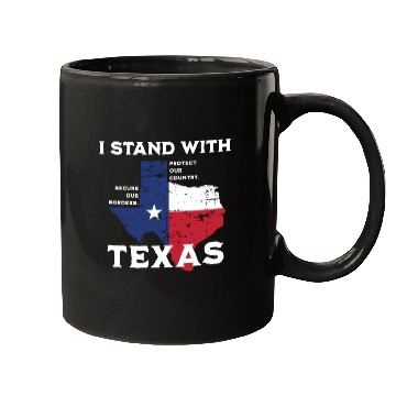 Discover I stand with Texas! Mugs