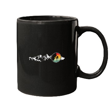 Discover Mountain Climbing Rock Climbing Mountaineering Mugs