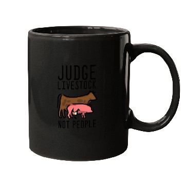 Discover Judge Livestock Not People Farmer Mugs