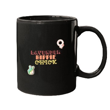 Discover Aromatherapy Lavender Hippie Chick Mugs